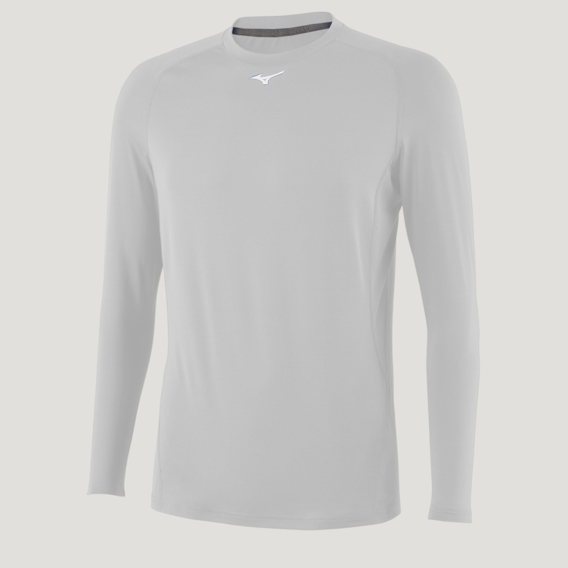 LONG SLEEVE COMPRESSION TOP WHITE MEN 351090_0000_01