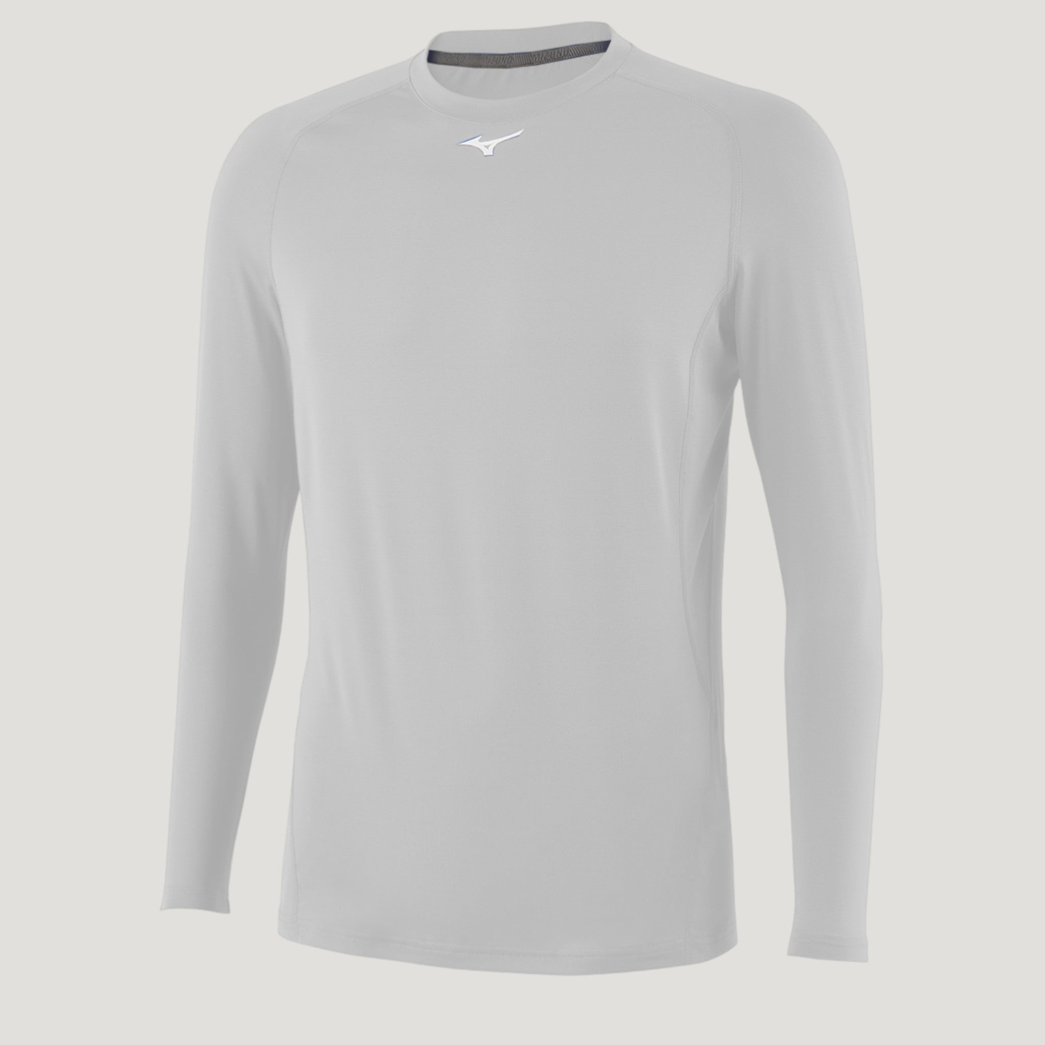 LONG SLEEVE COMPRESSION TOP WHITE MEN 351090_0000_01