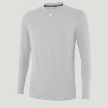 LONG SLEEVE COMPRESSION TOP WHITE MEN 351090_0000_01