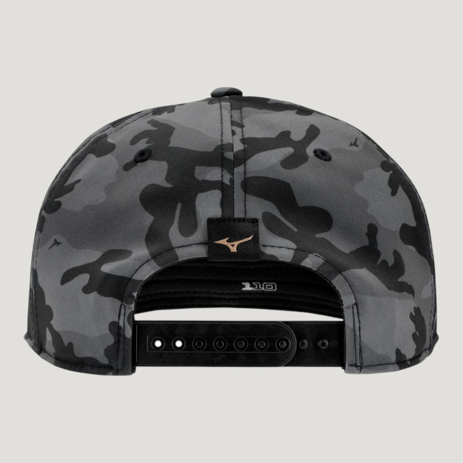 CROSSED CLUBS SNAPBACK GOLF HAT BLACK CAMO-COPPER UNISEX 260385_BC75_02