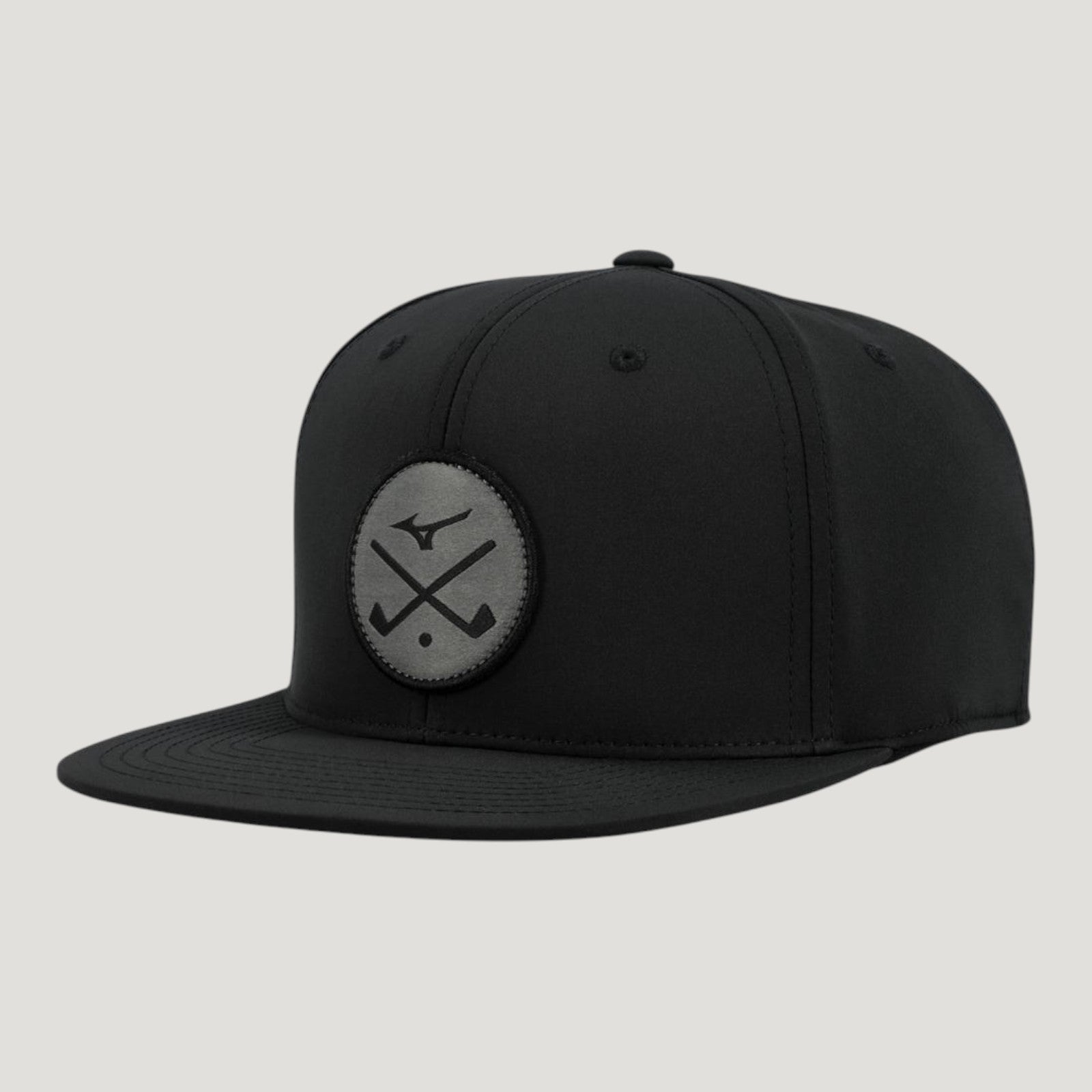 CROSSED CLUBS SNAPBACK GOLF HAT BLACK UNISEX 260385_9090_01