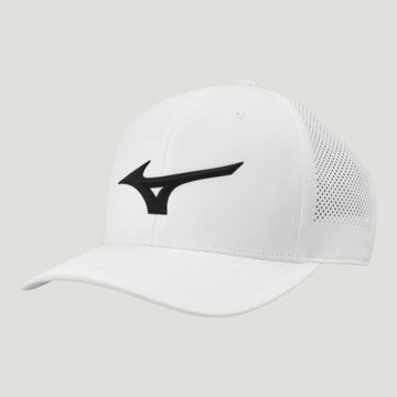 TOUR VENT SNAPBACK GOLF HAT WHITE-BLACK UNISEX 260391_0090_01