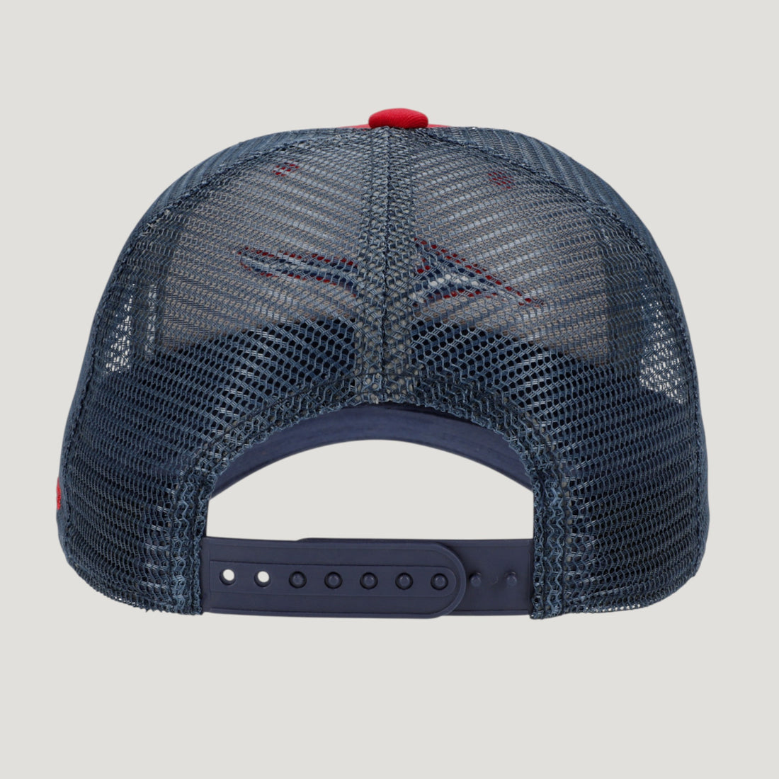 DIAMOND TRUCKER HAT RED-NAVY UNISEX 370347_1051_01