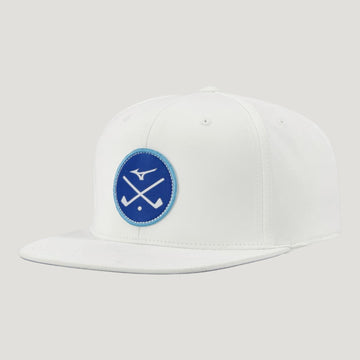 CROSSED CLUBS SNAPBACK GOLF HAT WHITE UNISEX 260385_0000_01