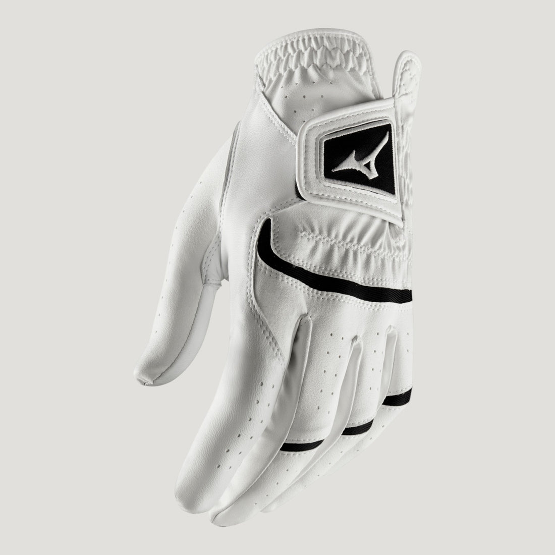 ELITE GOLF GLOVE LH WHITE/BLACK MEN 230197_L009_01
