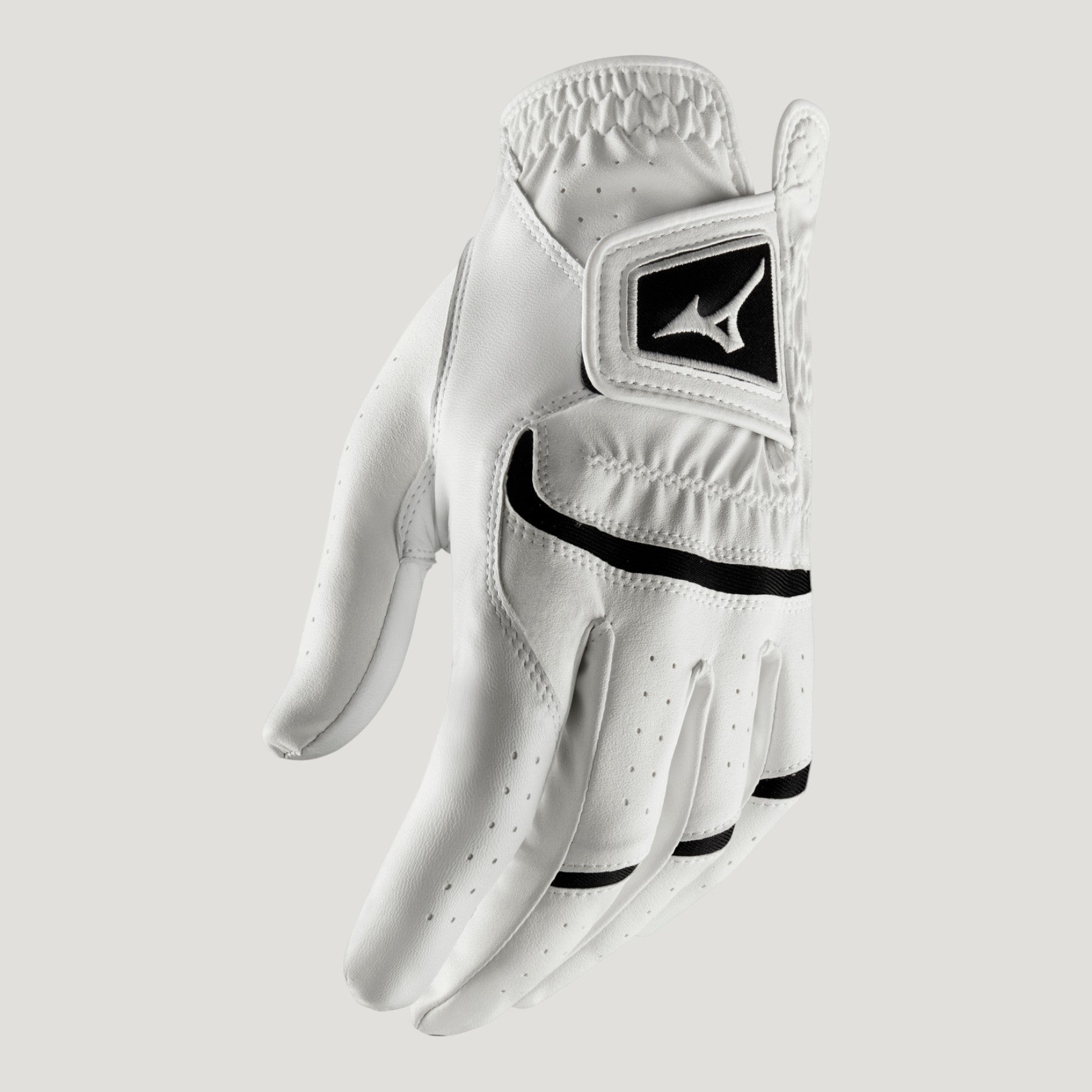 ELITE GOLF GLOVE LH WHITE/BLACK MEN 230197_L009_01