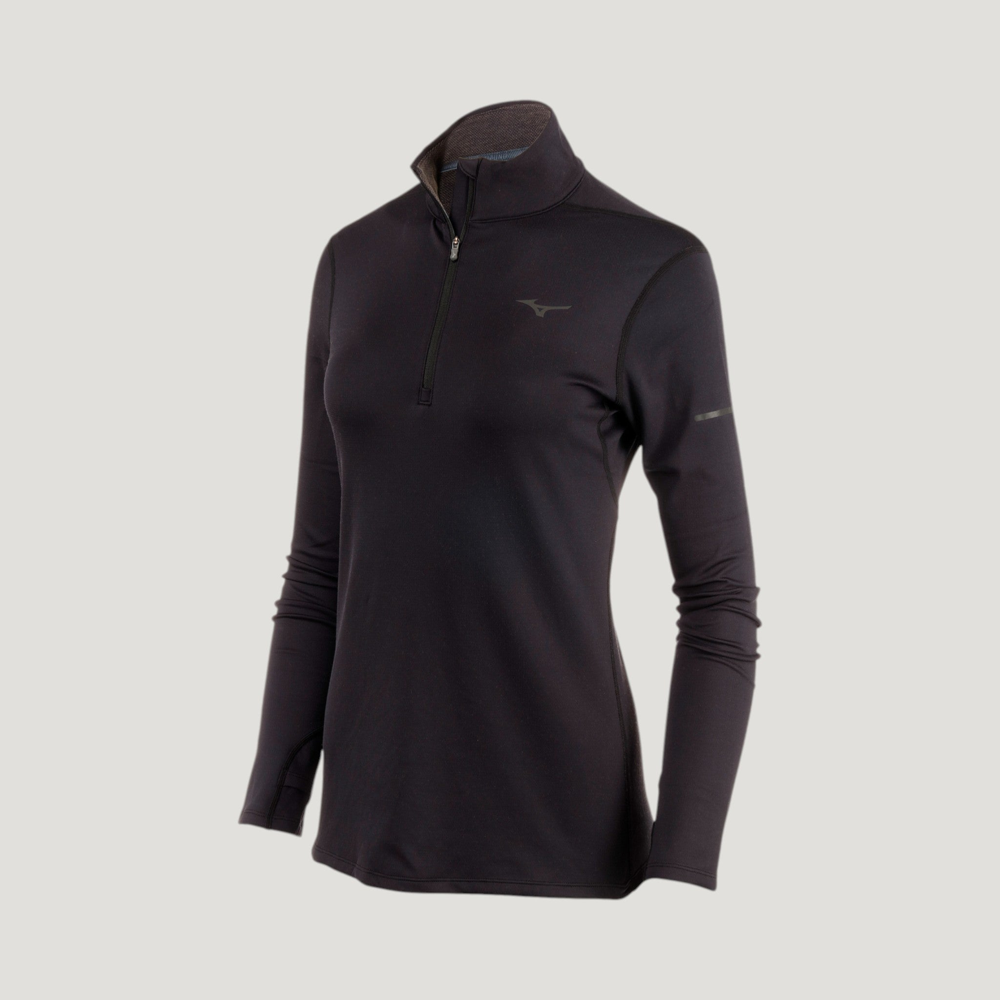 BREATH THERMO HALF ZIP BLACK WOMEN 422137_9090_01