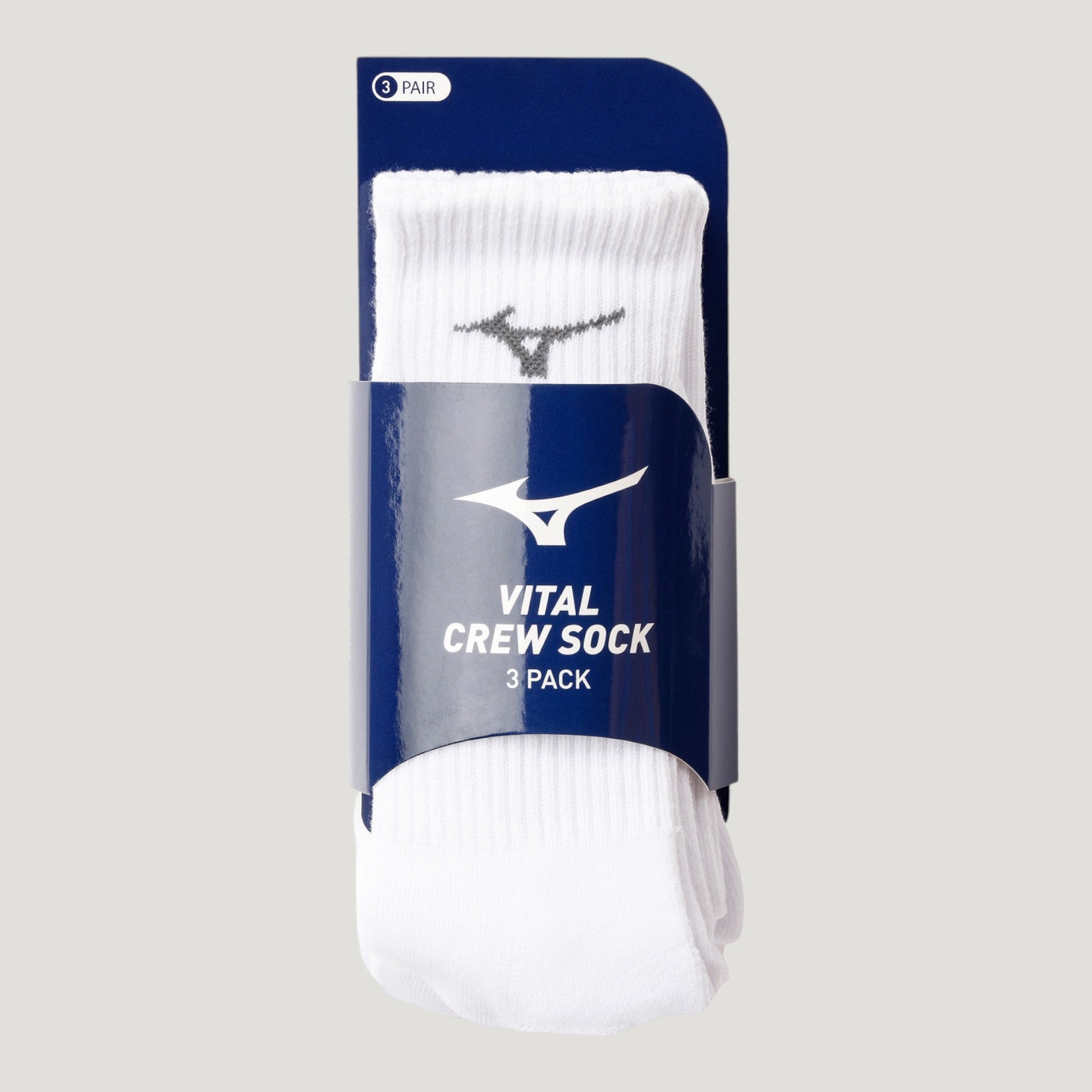 VITAL CREW SOCK 3-PACK WHITE UNISEX 480209_0000_03