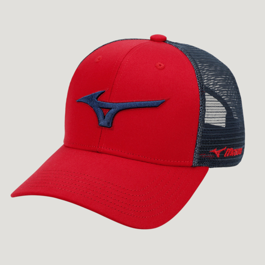 DIAMOND TRUCKER HAT RED-NAVY UNISEX 370347_1051_01