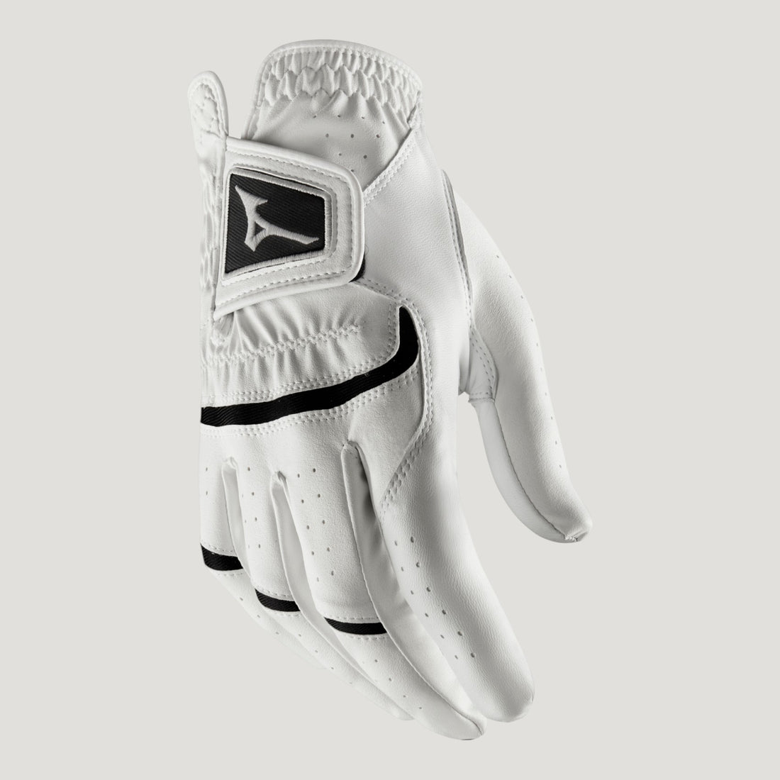 ELITE GOLF GLOVE LH WHITE/BLACK MEN 230197_L009_01