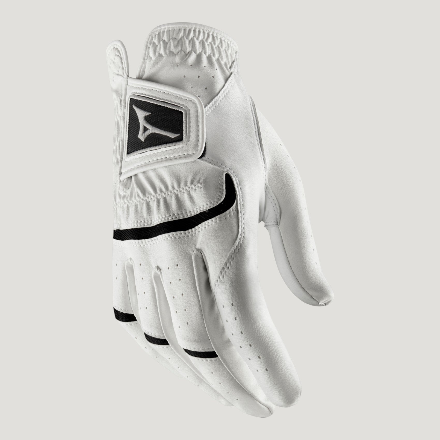 ELITE GOLF GLOVE RH WHITE/BLACK MEN 230197_R009_01