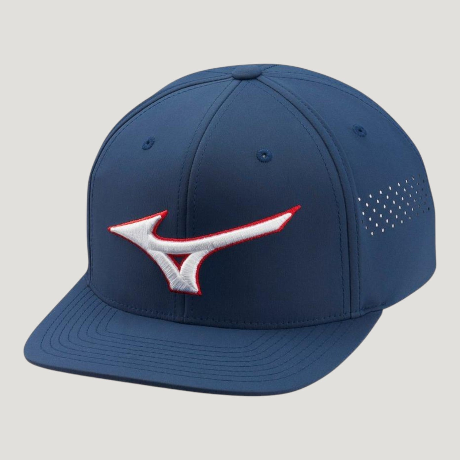 TOUR FLAT SNAPBACK GOLF HAT NAVY UNISEX 260336_5151_01